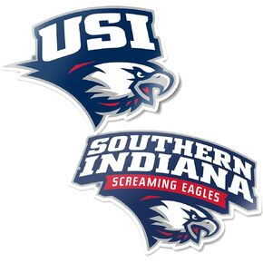 Desert Cactus University of Southern Indiana USI Screaming Eagles Sticker Vinyl Decal Laptop Water Bottle Car Scrapbook (4 Inch Set V1)