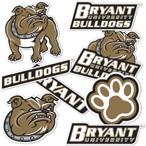 Desert Cactus Bryant University Sticker Bulldogs Stickers Vinyl Decals Laptop Water Bottle Car Scrapbook T2 (Type 2)