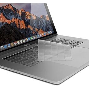 واقي لوحة المفاتيح فائق النحافة من Uppercase GhostCover لجهاز MacBook Pro مع شريط اللمس 13 بوصة أو 15 بوصة (2016-2018، Apple Model A1706، A1707، A1989، A1990، A2159)، متوافق مع تخطيط لوحة المفاتيح الأمريكية/الاتحاد الأوروبي
