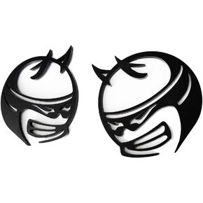 شارات شعار الحاجز المخصصة لحزمة Scat Pack (أسود غير لامع) لدودج تشالنجر وتشارجر in Kuwait