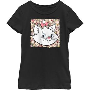 Disney Girl's Boxed Floral Marie T-Shirt
