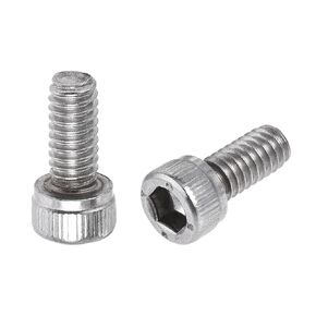 uxcell #10-24x3/8 Hex Socket Head Cap Screw Bolts 304 Stainless Steel Polished 50pcs