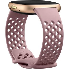 Getino Sport Band Compatible with Fitbit Versa 4/Versa 3 & Fitbit Sense/Sense 2 Bands Women Men, Breathable Replacement Waterproof Strap for Sense/Sense 2/Versa 3/Versa 4 Smart Watch Accessories