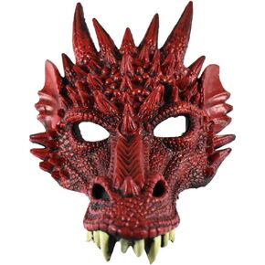 Dragon Mask Foam Rubber Cosplay Costume Accessory Red