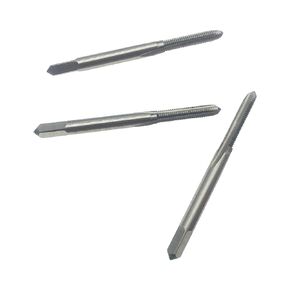 3Pcs 6-48 Tap 3 Flute 3 Piece Right Hand Straight Fluted Machine 6X48 Thread Tap RH, 6 x 48 UNS Thread Milling Tap 6-48 Tap Machine Screw Hand Tool