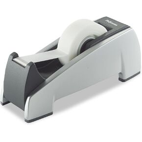 Fellowes Office Suites Tape Dispenser (8032701), Black, Silver, 2.4" x 2.3" x 6.4"
