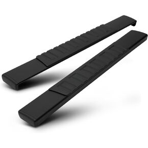 M-AUTO 6" Side Step Nerf Bar Running Board Compatible with 2020 2021 2022 Chevrolet Silverado GMC Sierra 1500 2500HD 3500HD Regular Cab OE Style Left Right Side, Black
