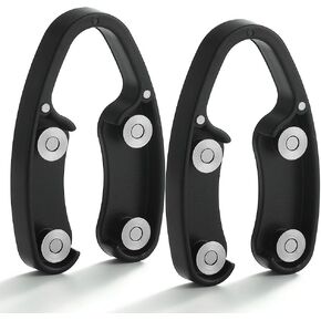 2 Pack Design Wine Foil Cutter, Wine Bottle Opener Accessory, Gift for Wine Lovers by YWQ, Black