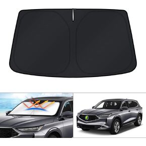 KUST Windshield Sun Shade for Acura MDX Accessories 2021-2024 Window Sunshade Sun Visor Protector Foldable Blocks UV Rays Keep Your Car Cooler