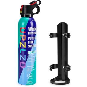 Small Fire Extinguisher with Mount for Home - UPZLZD Portable Water Based Fire Extinguishers for the House, Business, Boat, Vehicle, Car, Kitchen, Camping