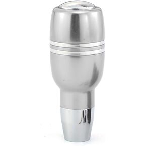 Push Button Car Knob Shifter Handle, Aluminum Alloy Gear Stick Shift Fit Most Automatic Transmissions, Black Leather Covered in Kuwait