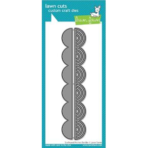 Lawn Fawn LF3439 Scalloped Arches Border Dies