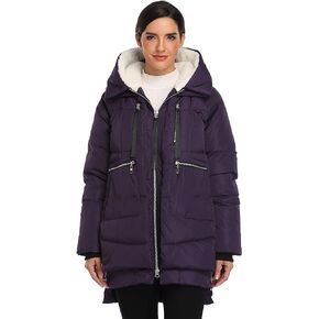 Women's Heavy Weight Puffer Coat Thickened Down Jacket Winter Warm Hooded Parka