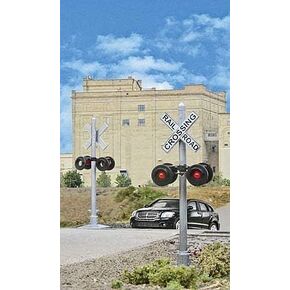 HO Scale Crossing Signal Flashers (Working Lights) 2-Pack