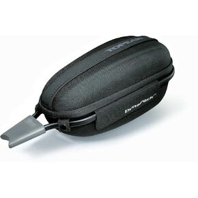 Topeak DynaPack Bike Seat Post Mount Bag with Fixer, Rain Cover, Black, 39 x 18 x 17 cm / 15.3" x 7.1" x 6.7" (Bag w/Frame)