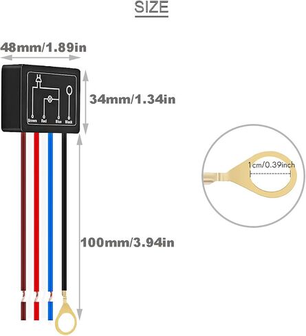 4 قطع 3-Way Touch Dimmer Switch Desk Lamp Sensor Module وحدة التحكم 3-Segment Dimming Mode Dimmer Repair Kit استبدال، مع أغطية الأسلاك in Saudi Arabia