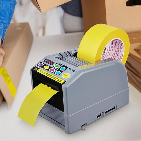 VEVOR التلقائي الشريط موزع لاصق شريط كهربائي القاطع ماكينة تغليف ماكينة قطع الأشرطة 6-60 مللي متر عرض الشريط in Saudi Arabia