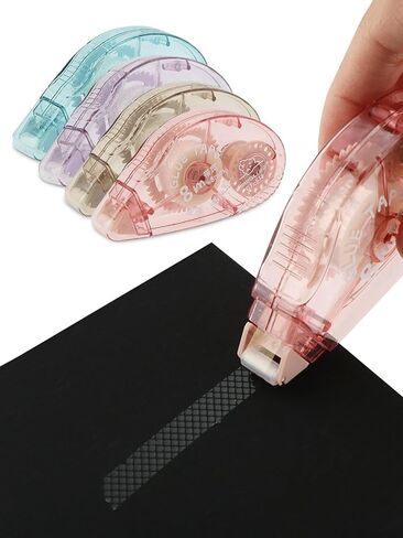 4 عبوات من بكرة الشريط مزدوجة الجوانب، شريط سجل القصاصات، لوازم سجل القصاصات، شريط لاصق لاصق لمشاريع الفنون اليدوية in Kuwait