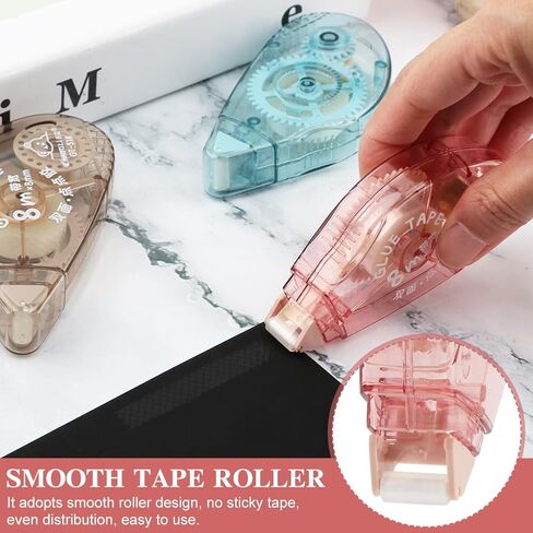 4 عبوات من بكرة الشريط مزدوجة الجوانب، شريط سجل القصاصات، لوازم سجل القصاصات، شريط لاصق لاصق لمشاريع الفنون اليدوية in Kuwait
