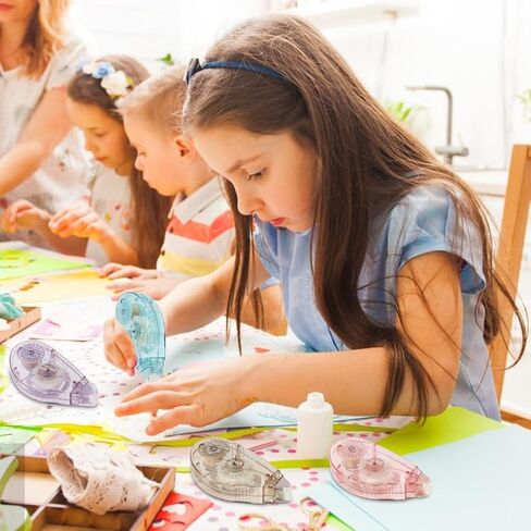 4 عبوات من بكرة الشريط مزدوجة الجوانب، شريط سجل القصاصات، لوازم سجل القصاصات، شريط لاصق لاصق لمشاريع الفنون اليدوية in Kuwait