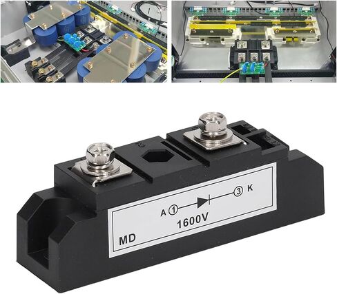 Bridge Rectifier, 100A 1600V Compact Size Rectifier Power Module Isolation Mount Base for PWM Inverter Current Input in Saudi Arabia