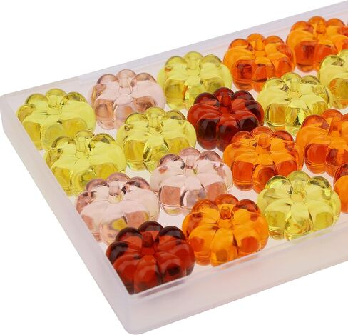 30 قطعة من مزهرية اليقطين المصنوعة من الأكريليك الصغيرة لتزيين طاولة المنزل في الخريف وحفلات الخريف وحفلات أعياد الميلاد وعيد الشكر والهالوين in Kuwait