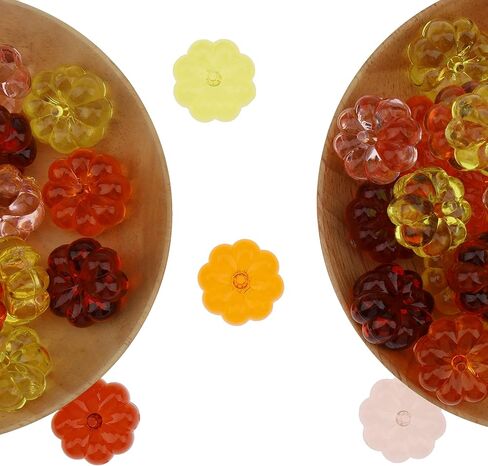 30 قطعة من مزهرية اليقطين المصنوعة من الأكريليك الصغيرة لتزيين طاولة المنزل في الخريف وحفلات الخريف وحفلات أعياد الميلاد وعيد الشكر والهالوين in Kuwait