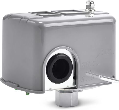 مفتاح ضغط المياه FLUENTPOWER 40-60 رطل لكل بوصة مربعة، مفتاح مضخة هواء للتحكم في مضخة البئر مع 1/4 بوصة أنثى NPT، مفتاح قطع الضغط المنخفض، عمود زنبركي تفاضلي مزدوج قابل للتعديل in Kuwait