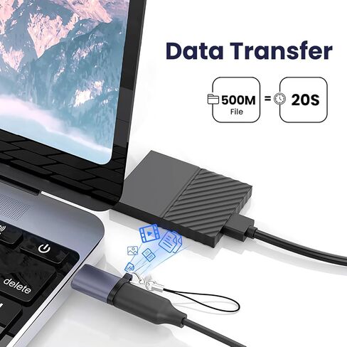 USB C to Mini USB Adapter - 4 Pack Female/Male Convert Connector for Digital Cameras, Computers & GPS in Kuwait