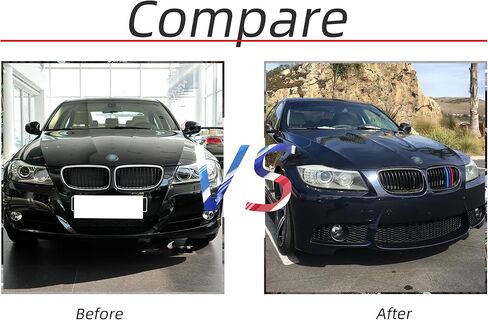 خطوط ألوان الشبكة المتوافقة مع ملحقات bmw 02-05 BMW E46 LCI 3 Series 4-Door Sedan 323i 325i 328i 330i, 00-03 BMW E46 Pre-LCI 3 Series 2-Door Coupe 325ci 330ci و00-06 M3 in Kuwait