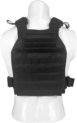 Tactical Adjustable Weighted Vest for Men and Women WODs, Strength Endurance Training Fitness Workouts Running - Quick Release, Molle System in Saudi Arabia