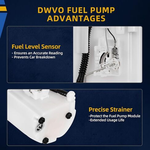 مضخة وقود DWVO مع مستشعر الضغط متوافقة مع كيا سول 14 15 2014-2015 L4 1.6L 2.0L Gas in Saudi Arabia