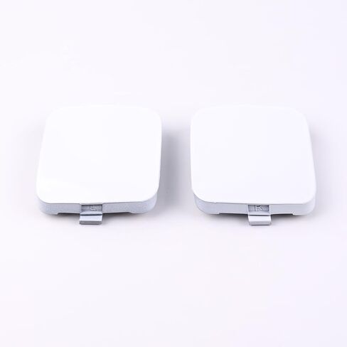 Pair Front Bumper Tow Hook Eye Cover Cap Silver/White for Toyota RAV4 2009 2010 2011 2012 (A Pair Silver Front Bumper Tow Hook Cover Cap) in Kuwait