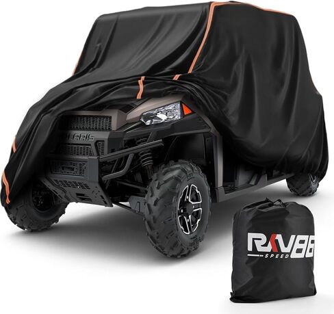 UTV Covers, Waterproof Outdoor Heavy Duty UTV Cover 4-6 Seats, 420D Oxford fabric, Compatible with most 4-6 Seats UTV or UTV less than 157 inches in Length(214"x63.2"x78") in Kuwait