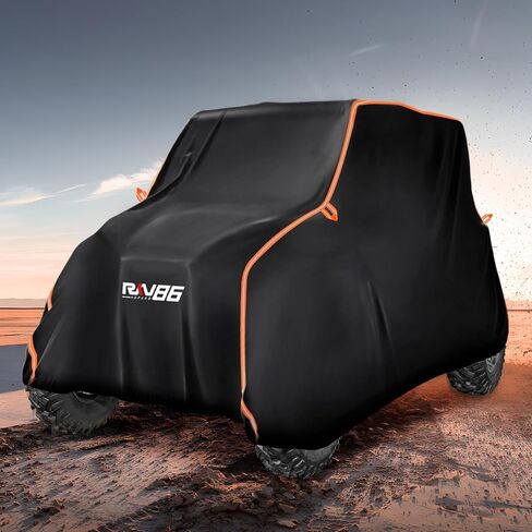 UTV Covers, Waterproof Outdoor Heavy Duty UTV Cover 4-6 Seats, 420D Oxford fabric, Compatible with most 4-6 Seats UTV or UTV less than 157 inches in Length(214"x63.2"x78") in Kuwait