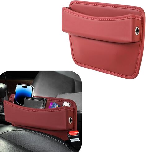 Car Seat Gap Filler Organizer, 1 Pack Multifunctional Car Seat Organizer, Auto Console Side Storage Box, Car Organizer Front Seat for Holding Phone, Sunglasses in Saudi Arabia