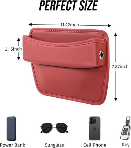 Car Seat Gap Filler Organizer, 1 Pack Multifunctional Car Seat Organizer, Auto Console Side Storage Box, Car Organizer Front Seat for Holding Phone, Sunglasses in Saudi Arabia