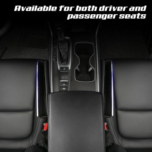 Apeso Car Seat Gap Filler Organizer: Leather Car Seat Gap Filler Storage Box, Car Side Seat Crack Space Inserts Between Seats, Car Accessories Front Seat Console Organizer (1 Pack) in Saudi Arabia