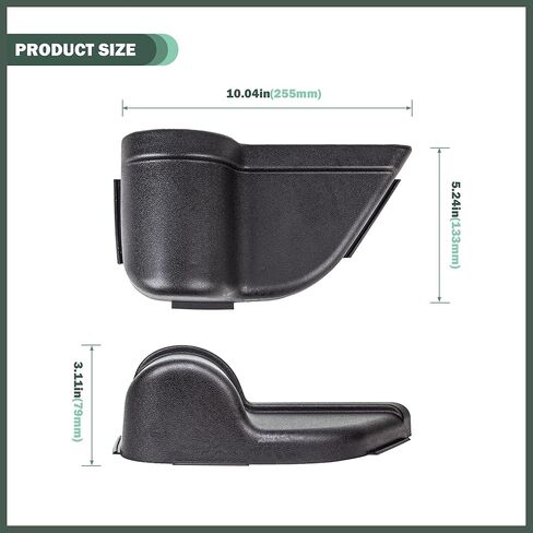 توسيع جيوب تخزين الباب الأمامي، صندوق منظم لإدخال جانب الباب مع حامل أكواب لسيارة جيب رانجلر JK JKU Sports Sahara Rubicon Unlimited 2/4 باب، أسود، مشبك، يسار ويمين in Kuwait