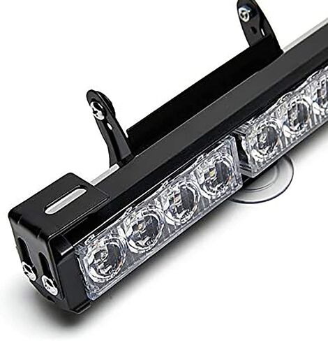 TeddyTT 32 LED 35.5" High Intensity Hazard Emergency Warning Tow Traffic Advisor Flash Strobe Directional Light Bar with Wireless Remote Control (Blue & White & Blue, 35.5'') in Saudi Arabia