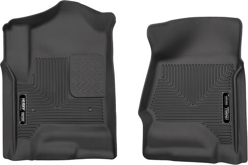 Husky Liners | Weatherbeater | Fits 2015-2020 Escalade, ESV, Tahoe, Yukon, Suburban, 14-19 Silverado/GMC Sierra 1500 (see guide for additional fitments) | Front Row Liner, Black | 18231 in Saudi Arabia