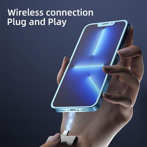 Wireless lavalier Microphone Mini Wireless Lavalier Microphone Lapel Mic Noise Reduction Compatible with Type-C Android Smartphone Tablet Live Streaming Video Recording Vlog Interview in Kuwait