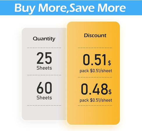 ملصق فينيل شفاف قابل للطباعة من Uinkit للطابعة النافثة للحبر 25 حزمة من ملصقات الفينيل المقاومة للماء مقاس حرف شفاف 8.5 × 11 (25، نفث الحبر الشفاف) in Kuwait