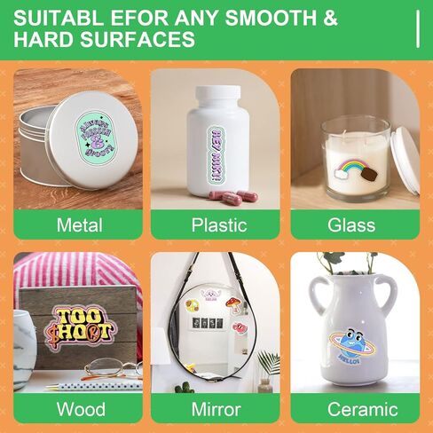 ورق لاصق شفاف من الفينيل قابل للطباعة من MECOLOUR للطابعة النافثة للحبر - 30 ورقة - - 8.5 × 11 بوصة للملصقات الشخصية التي تصنعها بنفسك in Kuwait
