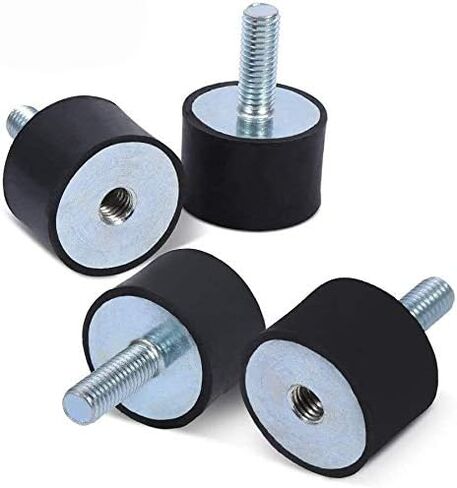 4PCS Rubber Shock Absorbers, Anti Vibration Isolation Mounts Silentblock Car Boat Bobbins (VD20x15 M6x18) in Saudi Arabia