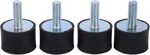 4PCS Rubber Shock Absorbers, Anti Vibration Isolation Mounts Silentblock Car Boat Bobbins (VD20x15 M6x18) in Saudi Arabia