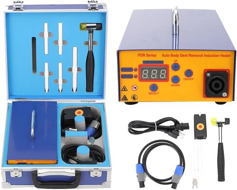 Dent Repair Tools PDR Paintless Dent Repair Kit for Remove Car Body Dent Car Hail Damage Door Dings Repair Digital Screen (110V) in Saudi Arabia
