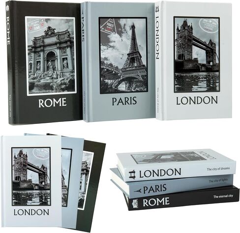 Decorative Books for Home Decor - Coffee Table Decor - Shelf Decor - Books for Decor - Designer Books Decor Set - Faux Books for Decoration - Decor Books for Coffee Table in Saudi Arabia