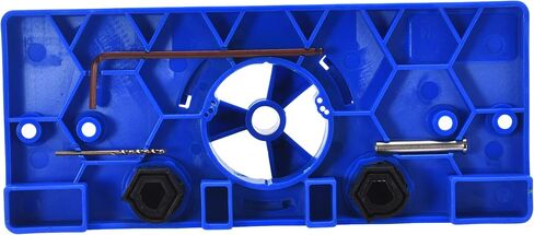 مفصلات بولت بالقطارة مخفية - رقصة الأجهزة لباب الخزانة، الدرج، الرف - قالب حفر فتحة الخزانة - رقصة مفصلة الباب - يجب أن تحتوي على أدوات النجارة - مجموعة أدوات الحفر المفصلي للأرفف in Kuwait