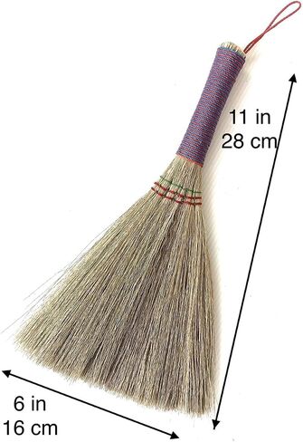 – Small Whisk Broom Handheld Brush Whisks Away Dust, Dirt & Debris Brush Head 9.5-11" L with Nylon Hanger for Easy Storage Perfect for Inddor Outdoor and Car in Saudi Arabia